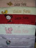 Kit 5 toalhas bordadas