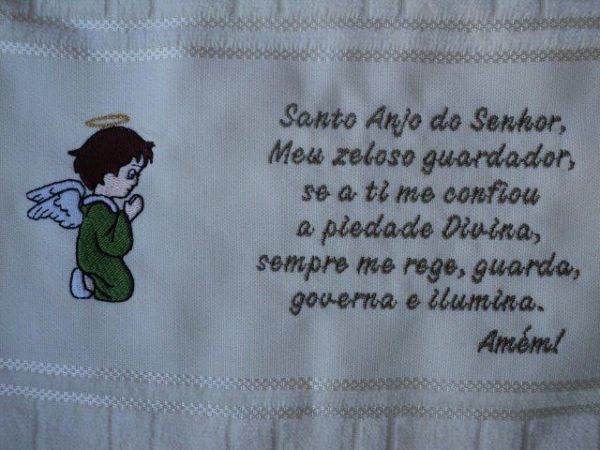 Toalha Santo Anjo do Senhor